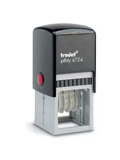   Trodat Dátumbélyegző Trodat 4724 fekete, fekete párnával 40x40 mm