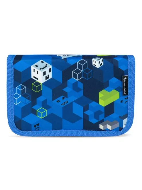 BELMIL Tolltartó, klapnis, cipzáras, BELMIL "Gamer Squad", kék, gamer