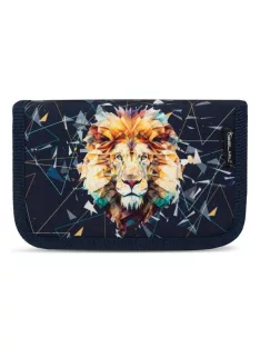   BELMIL Tolltartó, klapnis, cipzáras, BELMIL "Lion", fekete, oroszlán