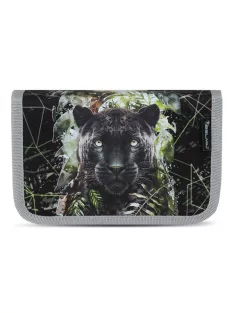   BELMIL Tolltartó, klapnis, cipzáras, BELMIL "Black Panther", fekete párduc