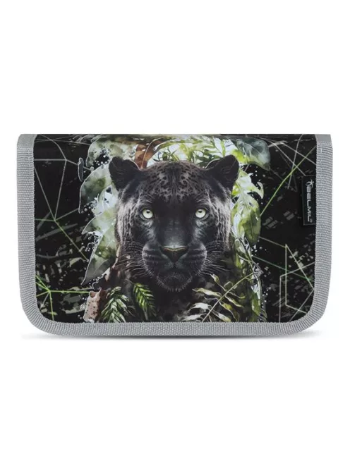 BELMIL Tolltartó, klapnis, cipzáras, BELMIL "Black Panther", fekete párduc