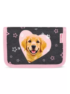   BELMIL Tolltartó, klapnis, cipzáras, BELMIL "Starry Paws", kutya, golden retriever