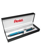 Rollertoll 0,35mm, fém skyblue test, Pentel Energel BL407S-A, írásszín kék