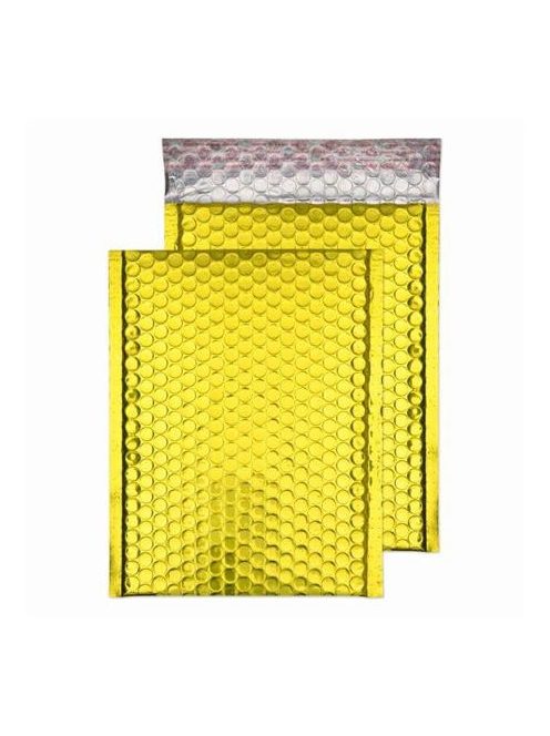 BLAKE Légpárnás tasak, C5+, 250x180 mm, BLAKE, csillogó arany