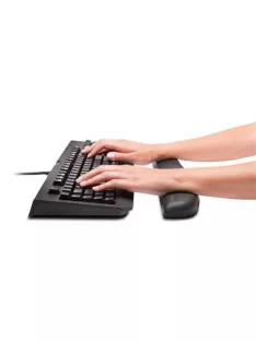   KENSINGTON Csuklótámasz billentyűzethez, géltöltésű, gaming billentyűzethez, KENSINGTON "ErgoSoft™", fekete
