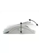 KENSINGTON Lábtámasz, állítható magasságú, KENSINGTON "SoleMate Plus", szürke