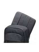 KENSINGTON Notebook hátizsák, 14", újrahasznosított anyagból, KENSINGTON "EQ Backpack", fekete