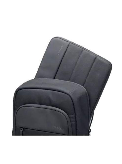 KENSINGTON Notebook hátizsák, 16", újrahasznosított anyagból, KENSINGTON "EQ Backpack", fekete