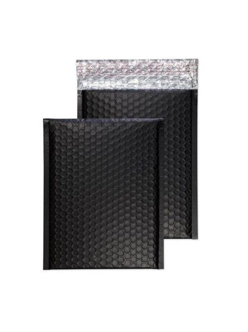 BLAKE Légpárnás tasak, C5+, 250x180 mm, BLAKE, szénfekete