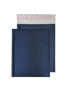   BLAKE Légpárnás tasak, C5+, 250x180 mm, BLAKE, metál tengerészkék