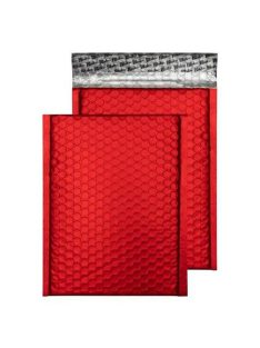   BLAKE Légpárnás tasak, C5+, 250x180 mm, BLAKE, metál matt piros