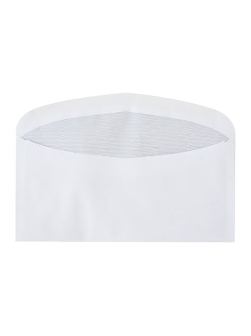 Boríték LC6/5 enyvezett bélésnyomott jobb ablakos 35x90mm 114x229mm J28A20 Bluering® fehér