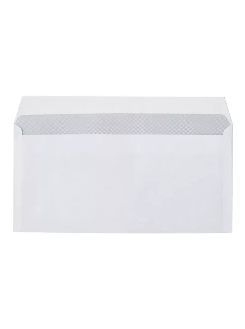 Boríték LA4 szilikonos bélésnyomott jobb ablakos 35x90mm 110x220mm J28A20 Bluering® fehér