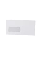 Boríték LA4 szilikonos bélésnyomott bal ablakos 35x90mm 110x220mm B20A20 Bluering® fehér