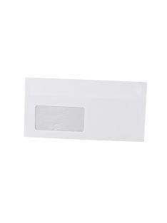   Boríték LA4 öntapadó bélésnyomott bal ablak 45x90mm 110×220mm B20A15 Bluering® fehér