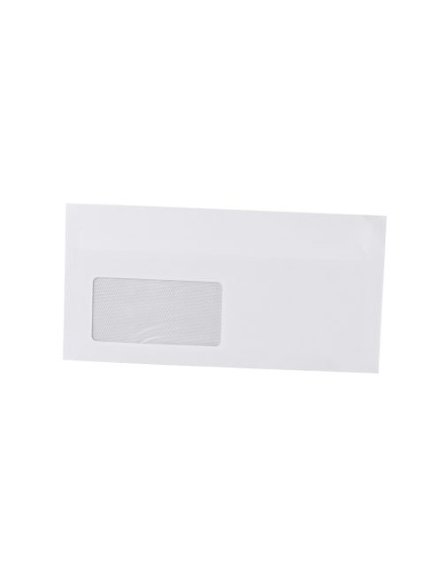 Boríték LA4 öntapadó bélésnyomott bal ablak 45x90mm 110×220mm B20A15 Bluering® fehér