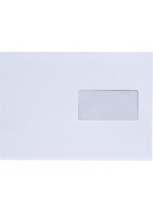 Boríték LC/5 szilikonos bélésnyomott bal ablakos 35x90mm 162x229mm B20A20 Bluering® fehér