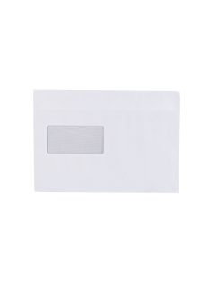   Boríték LC/5 öntapadó bélésnyomott bal ablakos 45x90 162×229mm B20A60 Bluering® fehér