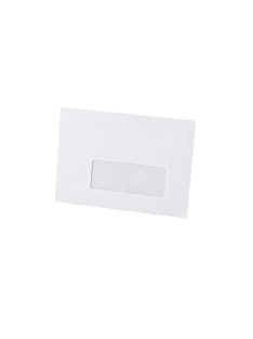   Boríték LC/6 szilikonos bélésnyomott jobb ablakos 35x90mm 114x162mm J28A20 Bluering® fehér