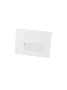   Boríték LC/6 szilikonos bélésnyomott jobb ablakos 35x90mm 114x162mm J28A20 Bluering® fehér