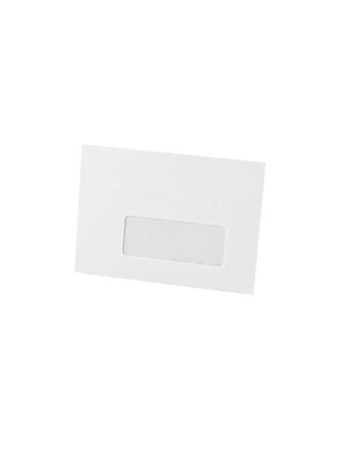 Boríték LC/6 szilikonos bélésnyomott jobb ablakos 35x90mm 114x162mm J28A20 Bluering® fehér