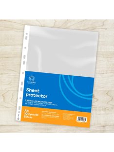   Genotherm lefűzhető, A4, 50 micron fényes víztiszta Bluering® 100 db/csomag,
