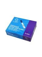 Táblamarker 3mm, mágneses, táblatörlővel multifunkciós Bluering® kék