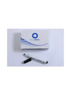   Flipchart marker rostirón vizes vágott végű 1-4mm, Bluering® fekete