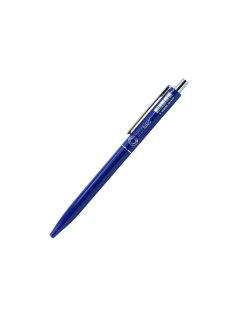   Golyóstoll 0,8mm, nyomógombos műanyag kék test, Bluering® Z3, írásszín kék
