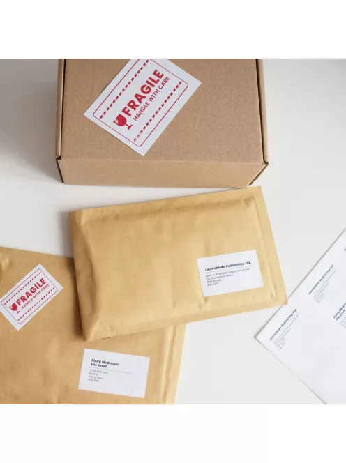 Etikett címke, 105x48mm, 100 lap, 12 címke/lap Bluering®