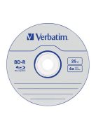 VERBATIM BD-R BluRay lemez, 25GB, 6x, 1 db, normál tok, VERBATIM