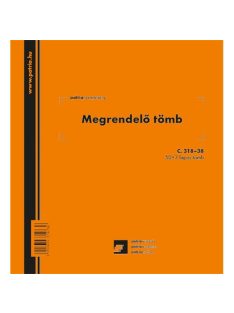   Pátria Nyomtatvány Megrendelőtömb 50x3 lapos tömb 185x203 mm