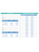 Pátria Nyomtatvány Mérésnapló napi vérnyomás- és vércukorértékek rögzítéséhez 115x160 mm