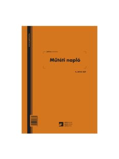   Pátria Nyomtatvány Műtéti napló 100 lapos könyv A/4 álló