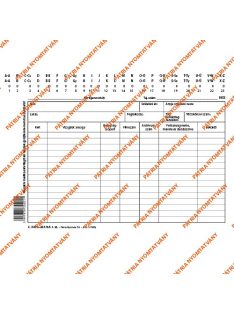   Pátria Nyomtatvány Röntgenvizsgálati boríték (nő) tasak 230x170 mm