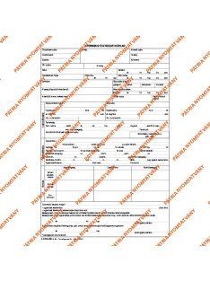   Pátria Nyomtatvány Gyermekgyógyászati kórlap szabadlap A/4 négyoldalas