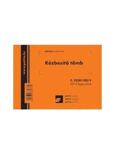 Pátria Nyomtatvány Kézbesítő tömb 50x3 lapos
