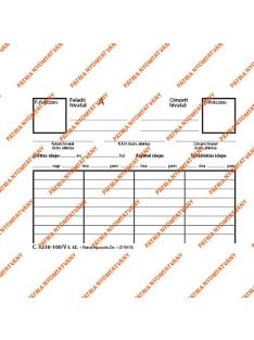 Pátria Nyomtatvány Kézbesítő tömb 50x3 lapos