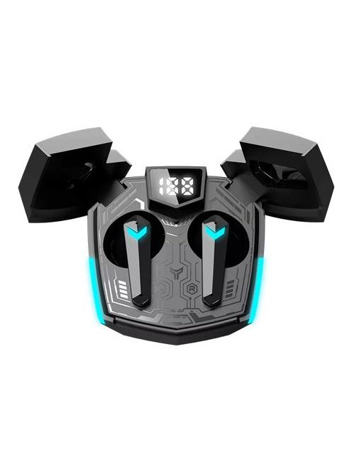 CANYON Fülhallgató, vezeték nélküli, Bluetooth 5.3, gaming, CANYON "DoubleBee GTWS-2", fekete