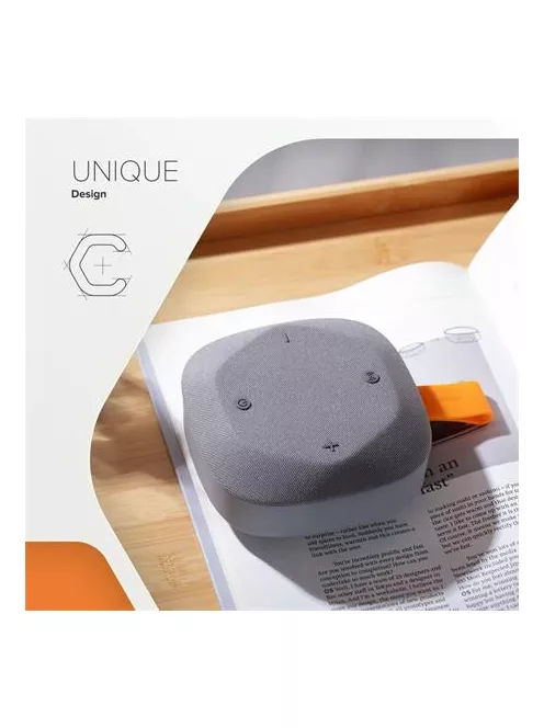 CANYON Hangszóró, hordozható, Bluetooth 5.3, CANYON "Hexagon 10", szürke-narancs