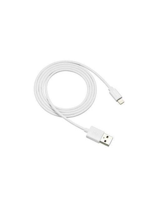 CANYON USB kábel, USB - Lightning (Apple), 1m, CANYON "MFI-1", fehér