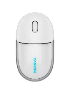   CANYON Egér, vezeték nélküli, dual-mode kapcsolat, optikai, CANYON "OnClick 24", fehér