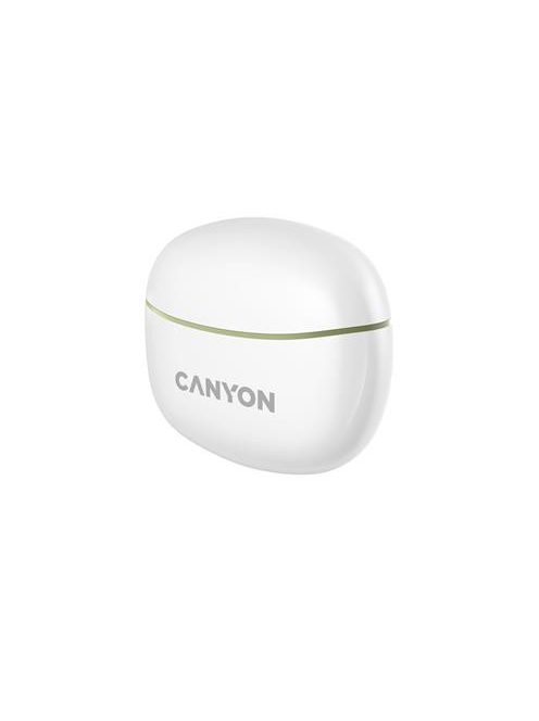 CANYON Fülhallgató, TWS vezeték nélküli, Bluetooth 5.3, CANYON "TWS-5", zöld