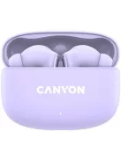 CANYON Fülhallgató, TWS vezeték nélküli, Bluetooth 5.4, CANYON "OnGo 9", levendula