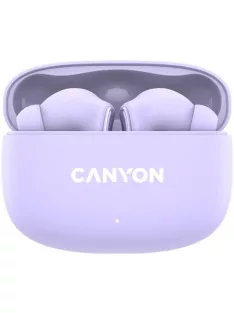   CANYON Fülhallgató, TWS vezeték nélküli, Bluetooth 5.4, CANYON "OnGo 9", levendula