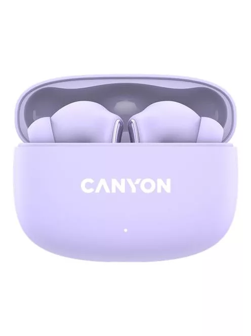 CANYON Fülhallgató, TWS vezeték nélküli, Bluetooth 5.4, CANYON "OnGo 9", levendula
