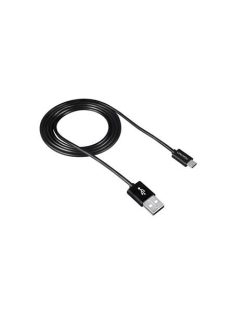   CANYON USB kábel, USB 2.0-microUSB, 1 m, CANYON "UM-1", fekete