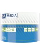 MYMEDIA CD-R lemez, 700MB, 52x, 50 db, zsugor csomagolás, MYMEDIA (by VERBATIM)