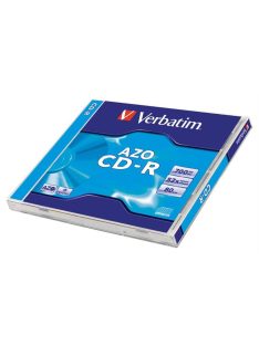   VERBATIM CD-R lemez, Crystal bevonat, AZO, 700MB, 52x, 1 db, normál tok, VERBATIM "DataLife Plus"