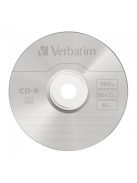 VERBATIM CD-R lemez, Crystal bevonat, AZO, 700MB, 52x, 50 db, hengeren VERBATIM "DataLife Plus"